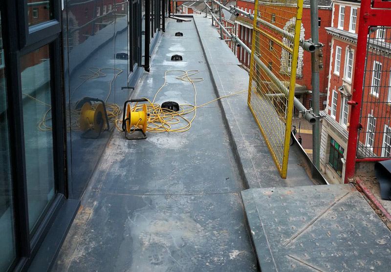 Additional flat roofing work